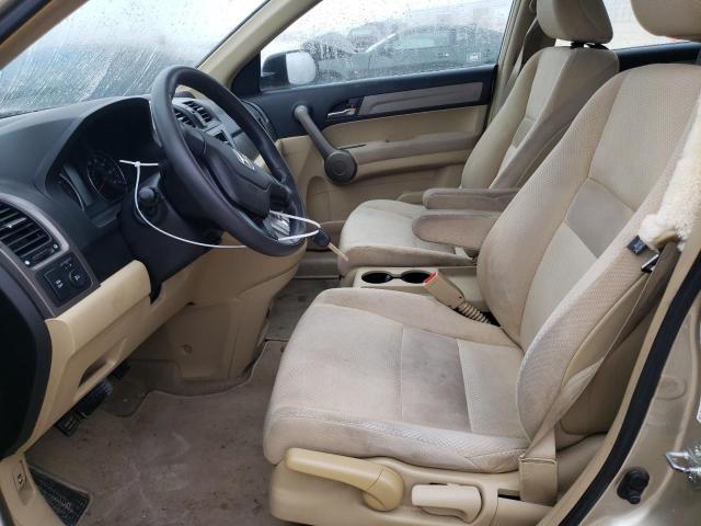 5J6RE38379L027257 - 2009 HONDA CR-V LX GOLD photo 7