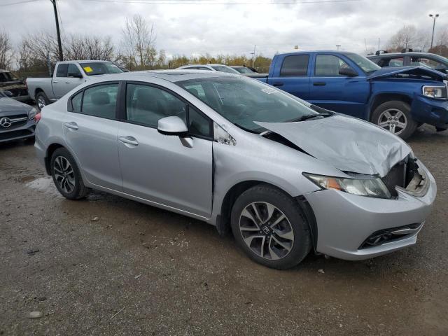 19XFB2F92DE256689 - 2013 HONDA CIVIC EXL ვერცხლისფერი ფოტო 4