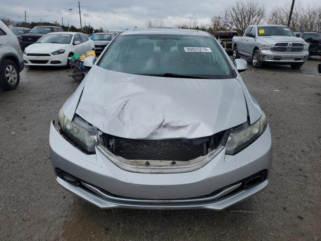 19XFB2F92DE256689 - 2013 HONDA CIVIC EXL ვერცხლისფერი ფოტო 5