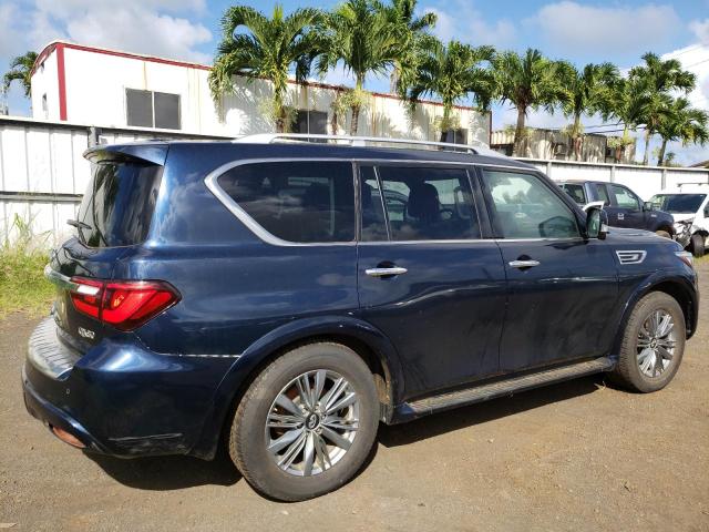 JN8AZ2AF7N9741942 - 2022 INFINITI QX80 LUXE BLUE photo 3