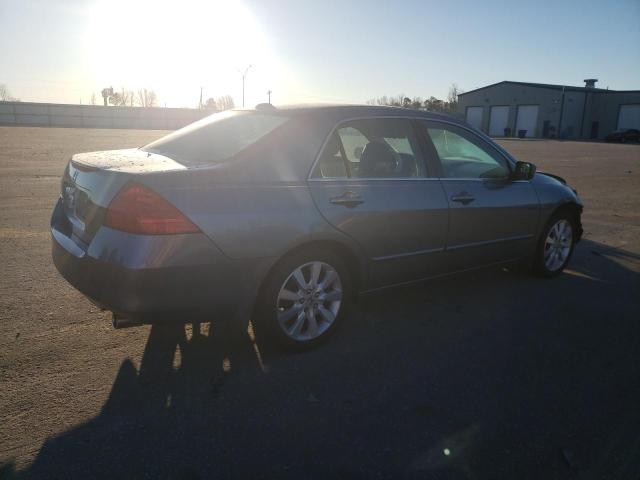 1HGCM66507A074855 - 2007 HONDA ACCORD EX BLUE photo 3