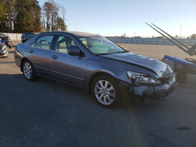 1HGCM66507A074855 - 2007 HONDA ACCORD EX BLUE photo 4