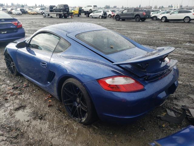 WP0AA29847U761476 - 2007 PORSCHE CAYMAN BLUE photo 2