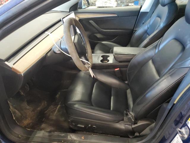 5YJ3E1EB0NF192186 - 2022 TESLA MODEL 3 Синий фото 7