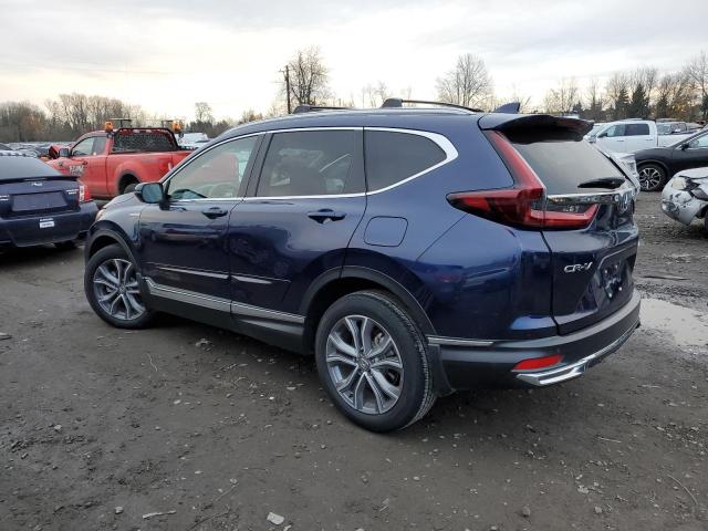 5J6RT6H92NL016799 - 2022 HONDA CR-V TOURING BLUE photo 2