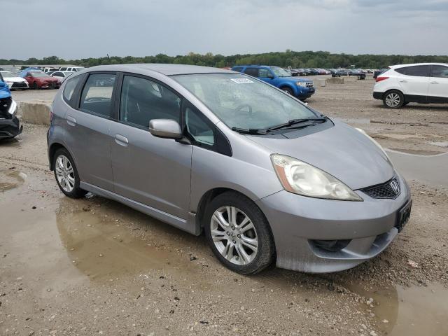 JHMGE8H42AS015576 - 2010 HONDA FIT SPORT SILVER photo 4