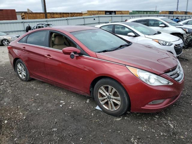 5NPEB4AC1DH737278 - 2013 HYUNDAI SONATA GLS BURGUNDY photo 4