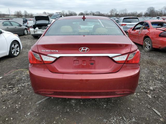 5NPEB4AC1DH737278 - 2013 HYUNDAI SONATA GLS BURGUNDY photo 6