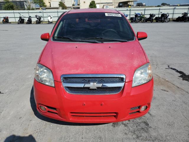 KL1TG566X8B090590 - 2008 CHEVROLET AVEO LT RED photo 5
