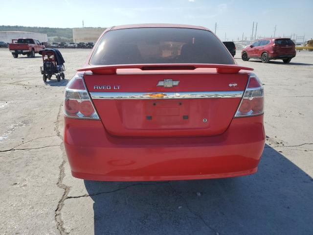 KL1TG566X8B090590 - 2008 CHEVROLET AVEO LT RED photo 6