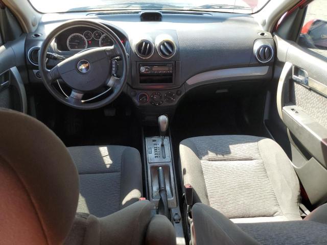 KL1TG566X8B090590 - 2008 CHEVROLET AVEO LT RED photo 8