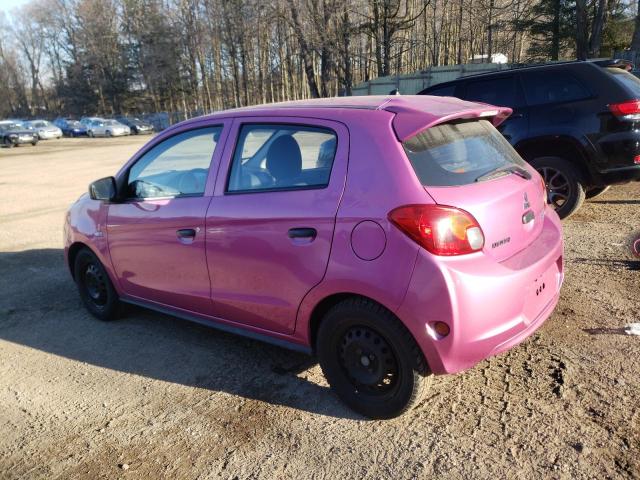 ML32A3HJ7FH053604 - 2015 MITSUBISHI MIRAGE DE PURPLE photo 2