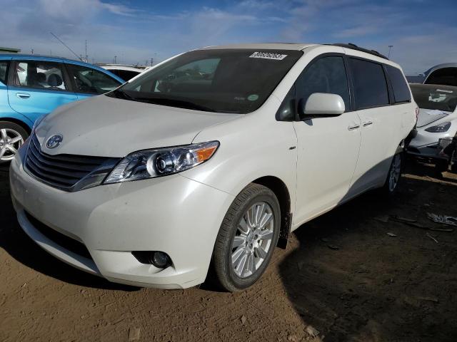 5TDDZ3DC4HS157908 - 2017 TOYOTA SIENNA XLE WHITE photo 1