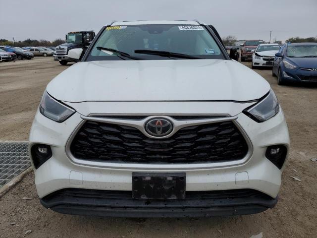 5TDGZRAH2MS031394 - 2021 TOYOTA HIGHLANDER XLE WHITE photo 5