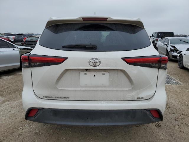 5TDGZRAH2MS031394 - 2021 TOYOTA HIGHLANDER XLE WHITE photo 6