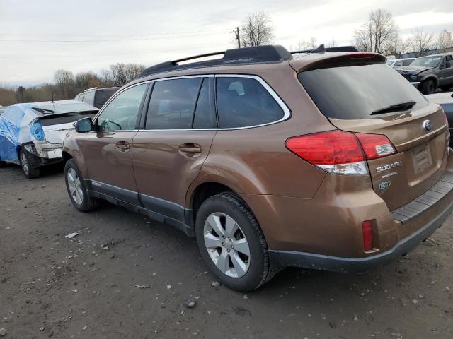 4S4BRBKC3B3341763 - 2011 SUBARU OUTBACK 2.5I LIMITED BROWN photo 2