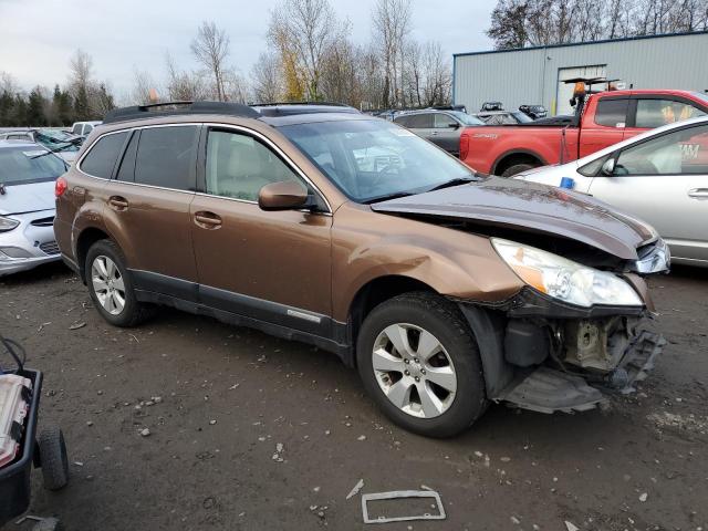 4S4BRBKC3B3341763 - 2011 SUBARU OUTBACK 2.5I LIMITED BROWN photo 4