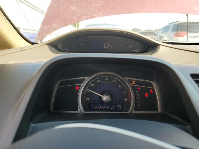 1HGFA16828L107556 - 2008 HONDA CIVIC EX MAROON photo 9