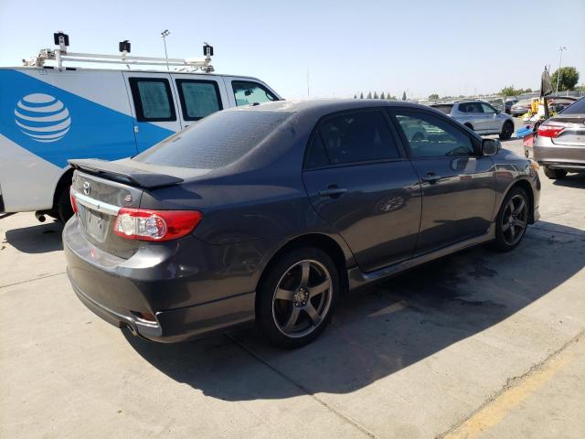 5YFBU4EE3DP093357 - 2013 TOYOTA COROLLA BASE ნაცრისფერი ფოტო 3