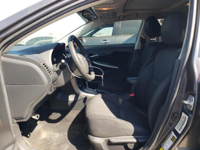 5YFBU4EE3DP093357 - 2013 TOYOTA COROLLA BASE ნაცრისფერი ფოტო 7