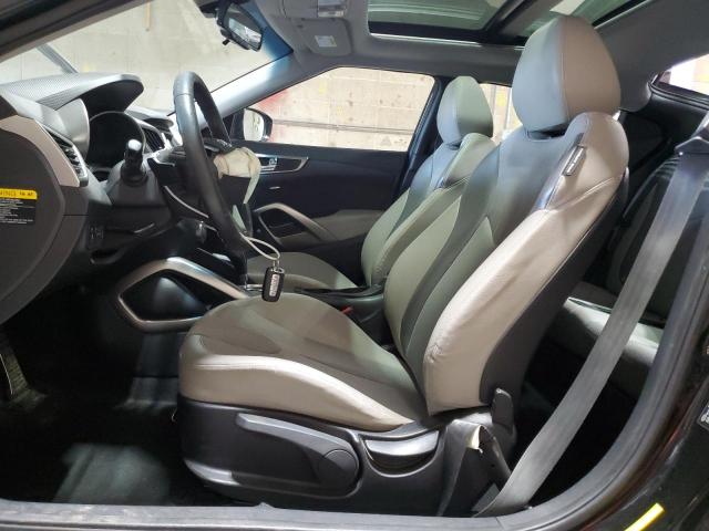 KMHTC6AD0CU028205 - 2012 HYUNDAI VELOSTER BLACK photo 7