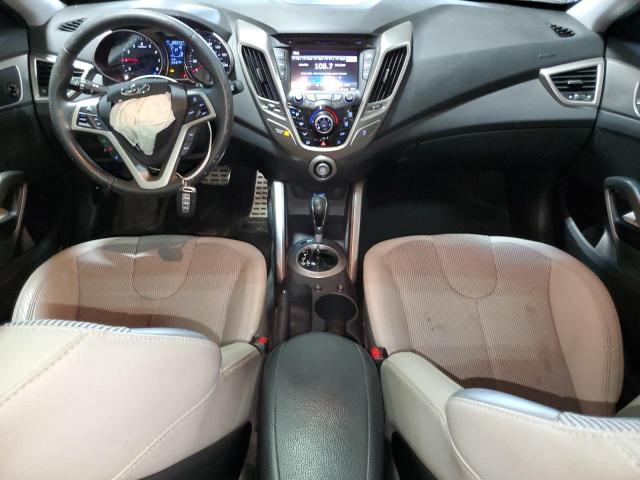 KMHTC6AD0CU028205 - 2012 HYUNDAI VELOSTER BLACK photo 8