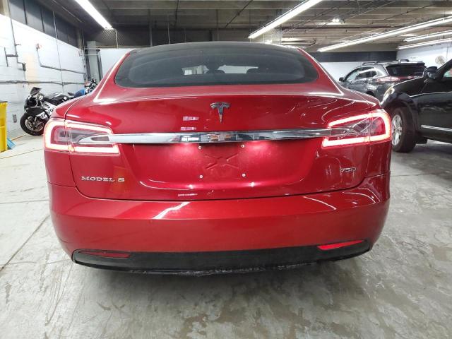 5YJSA1E2XGF134483 - 2016 TESLA MODEL S Կարմիր լուսանկար 6