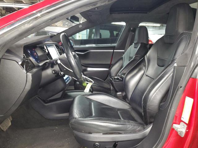 5YJSA1E2XGF134483 - 2016 TESLA MODEL S Կարմիր լուսանկար 7