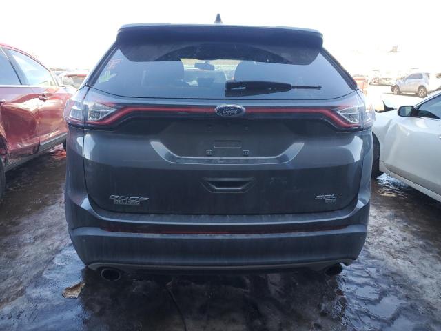 2FMPK4J83HBC49239 - 2017 FORD EDGE SEL CHARCOAL photo 6