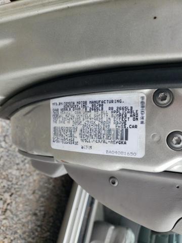 4T1BF28B0YU084300 - 2000 TOYOTA AVALON XL 银色 照片 12