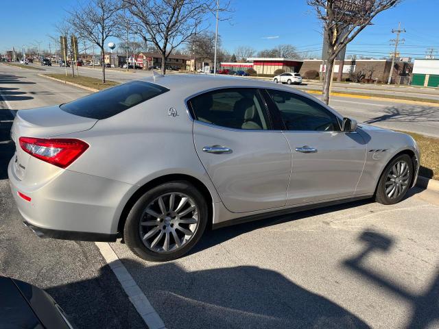 ZAM57RTA4E1087716 - 2014 MASERATI GHIBLI S BEIGE photo 4