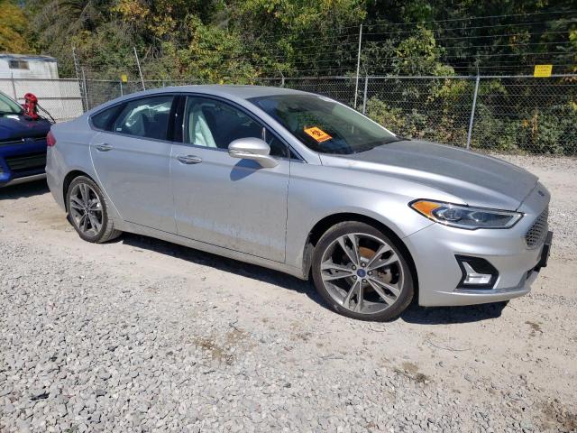 3FA6P0D99KR186824 - 2019 FORD FUSION TITANIUM SILVER photo 4