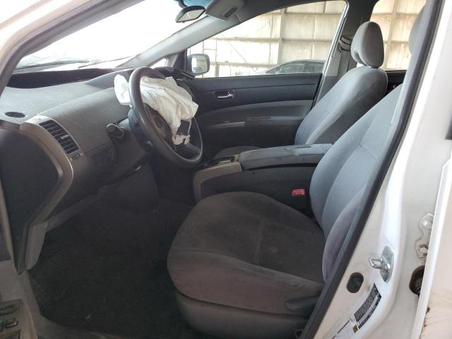 JTDKB20U897872819 - 2009 TOYOTA PRIUS WHITE photo 7