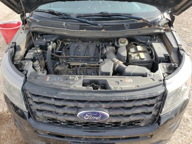 1FM5K8AR4GGD16574 - 2016 FORD EXPLORER POLICE INTERCEPTOR შავი ფოტო 12