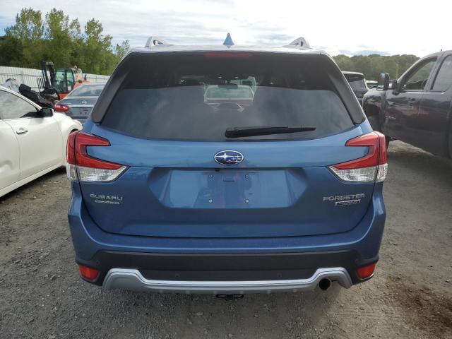 JF2SKARC6NH432754 - 2022 SUBARU FORESTER TOURING BLUE photo 6