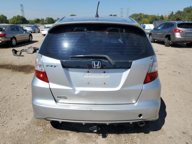 JHMGE8H56BC014077 - 2011 HONDA FIT SPORT SILVER photo 6