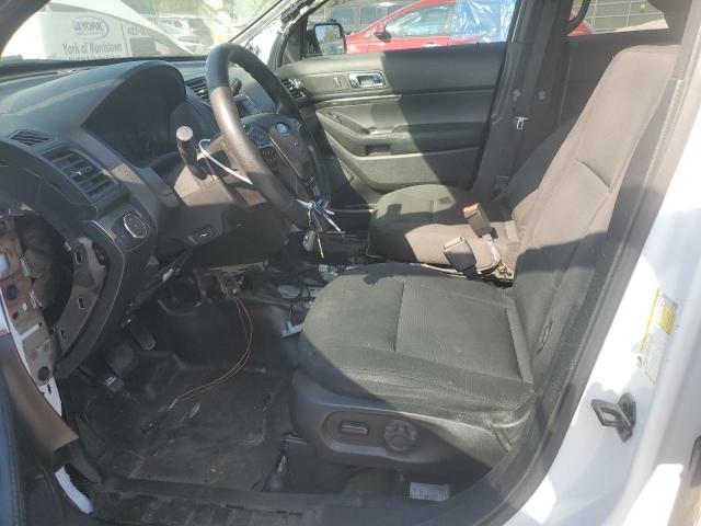 1FM5K8AR6JGC43327 - 2018 FORD EXPLORER POLICE INTERCEPTOR أبيض صورة 7