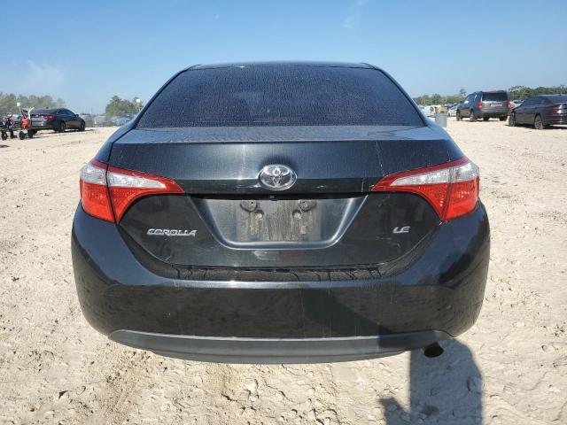 2T1BURHE4EC151387 - 2014 TOYOTA COROLLA L BLACK photo 6