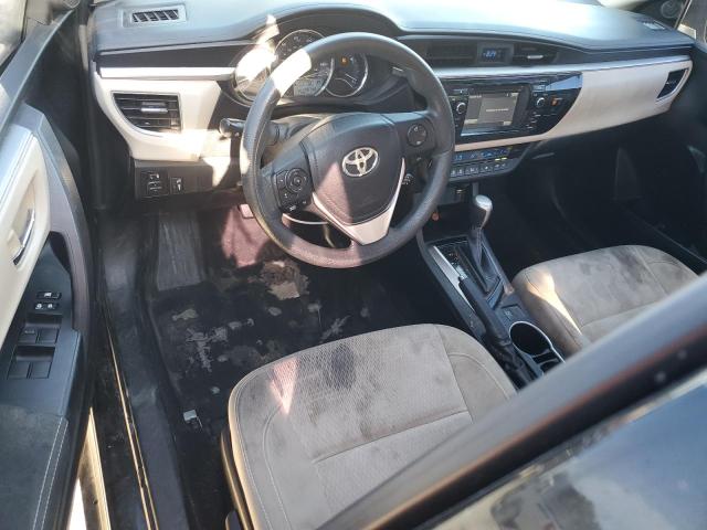 2T1BURHE4EC151387 - 2014 TOYOTA COROLLA L BLACK photo 8