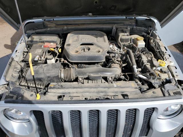 1C4HJXDN9NW167220 - 2022 JEEP WRANGLER U SPORT Srebrny zdjęcie 12