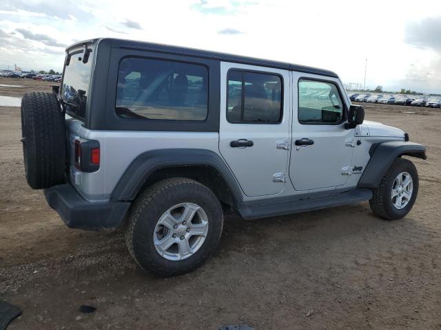 1C4HJXDN9NW167220 - 2022 JEEP WRANGLER U SPORT Srebrny zdjęcie 3