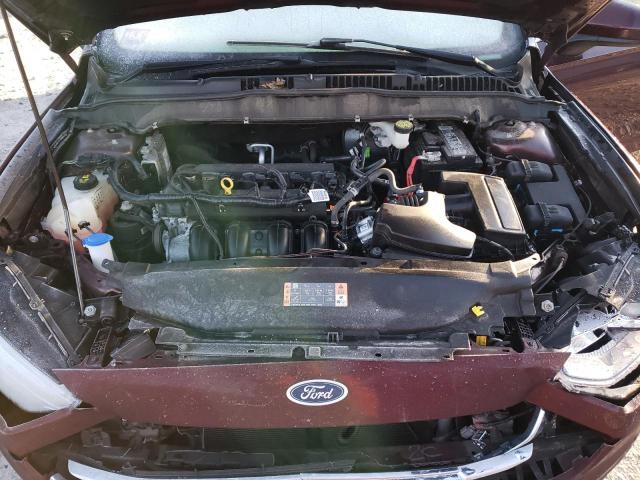 3FA6P0H76JR135059 - 2018 FORD FUSION SE BURGUNDY photo 11