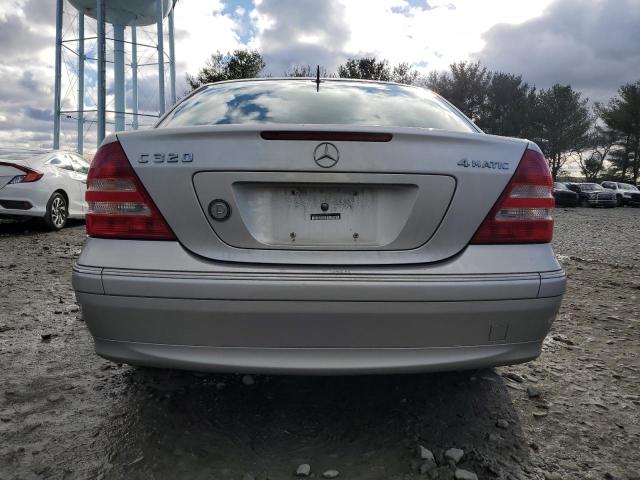 WDBRF84J05F577203 - 2005 MERCEDES-BENZ C 320 4MATIC SILVER photo 6