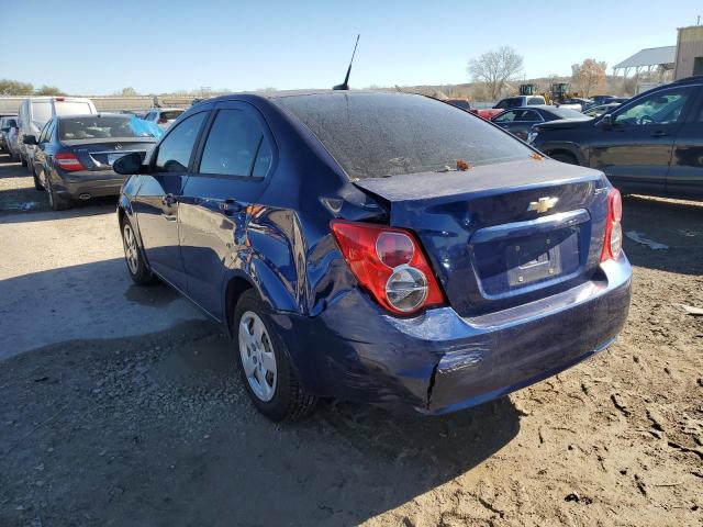 1G1JA5SH2D4138440 - 2013 CHEVROLET SONIC LS BLUE photo 2
