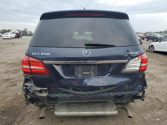 4JGDF6EE4HA757640 - 2017 MERCEDES-BENZ GLS 450 4MATIC BLUE photo 6