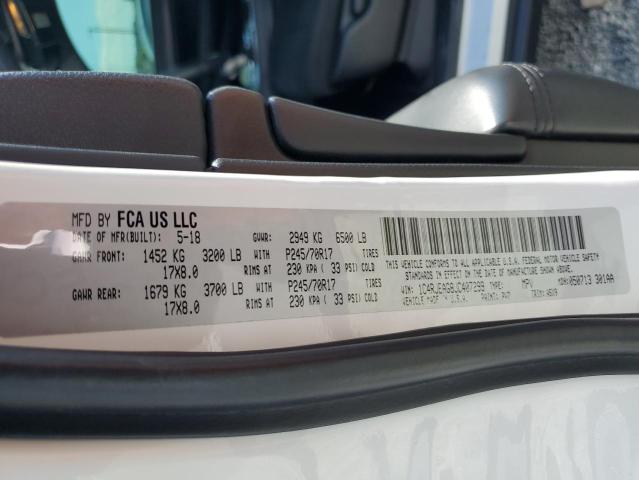 1C4RJEAG8JC407299 - 2018 JEEP GRAND CHER LAREDO Blanc photo 13