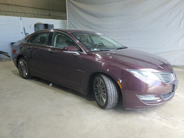 3LN6L2LU8DR808139 - 2013 LINCOLN MKZ HYBRID 栗色 照片 4