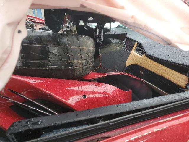 5YJSA1E40MF425796 - 2021 TESLA MODEL S RED photo 5