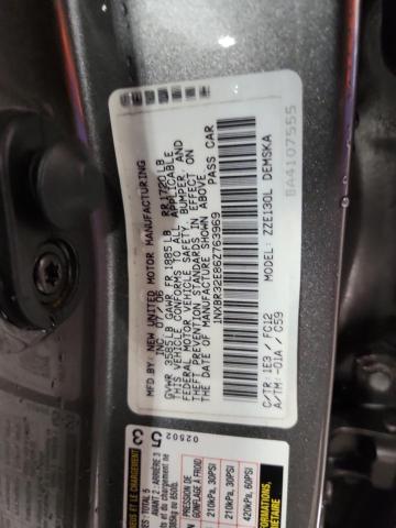 1NXBR32E86Z763969 - 2006 TOYOTA COROLLA CE TAN photo 12