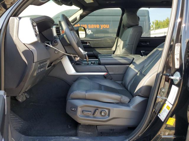 5TFNA5ECXNX001139 - 2022 TOYOTA TUNDRA CREWMAX PLATINUM Schwarz Foto 7